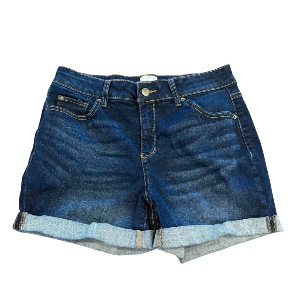 Time and Tru Blue Jean Shorts Classic Design- size 8- NWOT